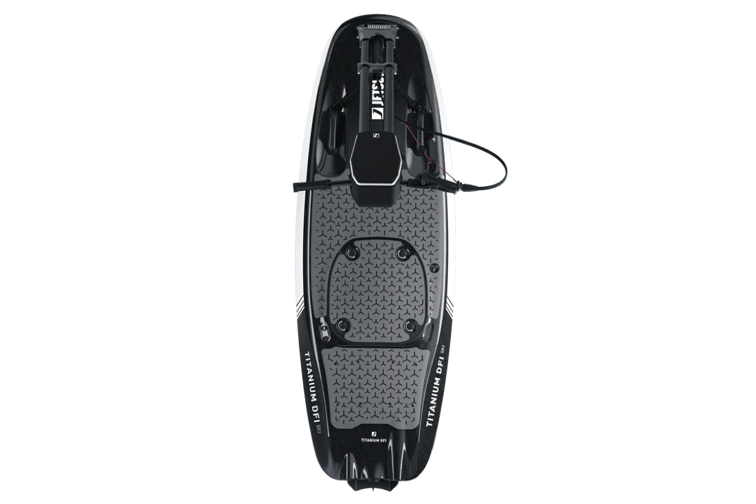 Top deck of the JETSURF Titanium DFI Ski